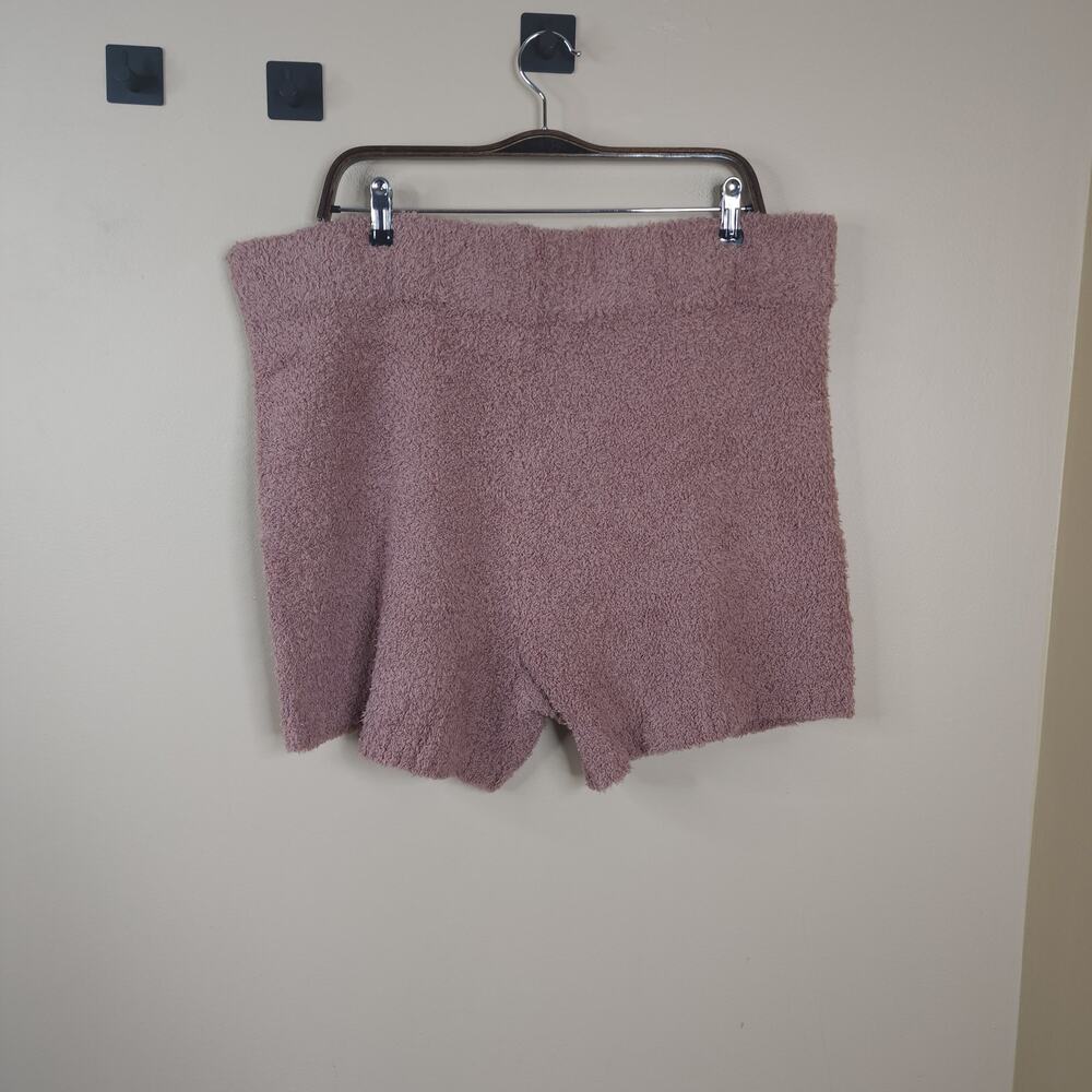 SKIMS Cozy Knit Shorts in Rose Size 4X/5X